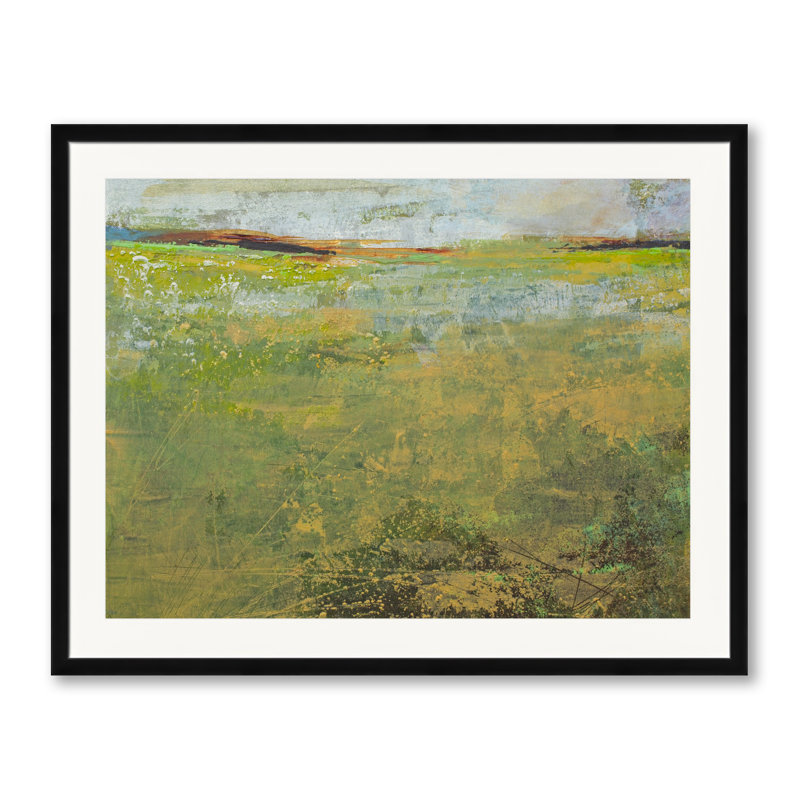 Tender Raisons par Victoria Primicias - Peinture, Papier avec cadre noir, H 25,25 po x l 31,25 po