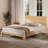 Bamboo Wood Platform Bed-258476784-258476785