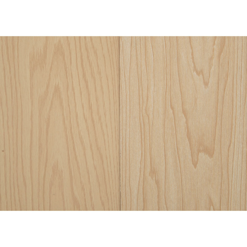 Structure de lit contemporaine au fini naturel pour les rails pleine grandeur et aux lignes épurées, plateforme de chambre à coucher avec finition, rails et décor