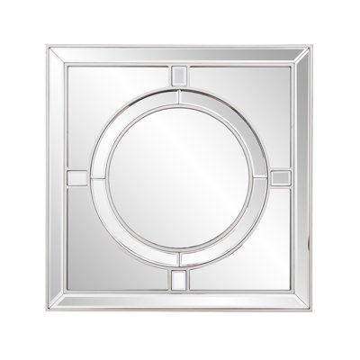 Wood Flat Wall Mirror