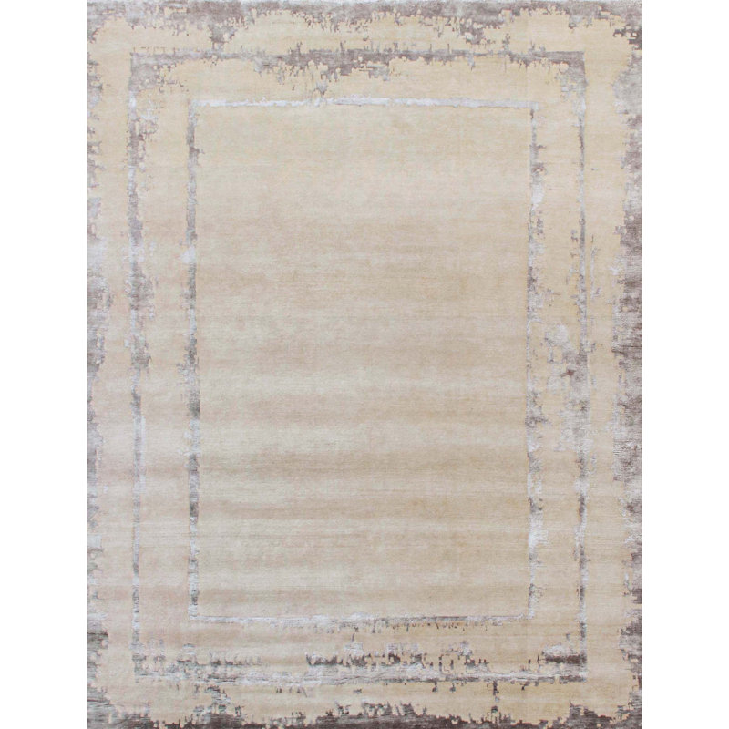 Area Rug in Sillver, Rectangle 6' x 9'