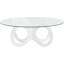 Shalanda Cross Legs Coffee Table