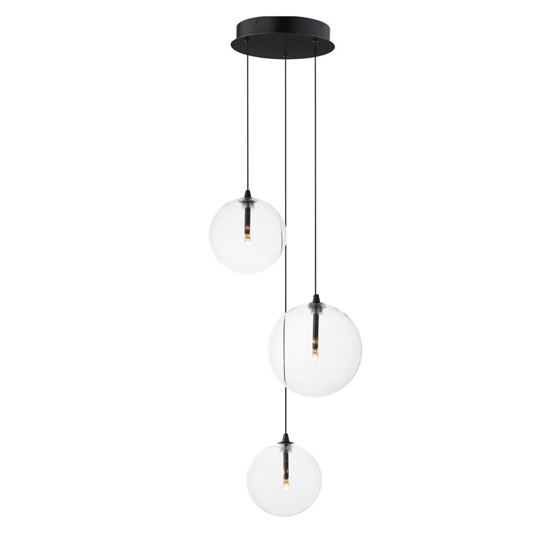 Luminaire suspendu Global-Multi-Light, Noir