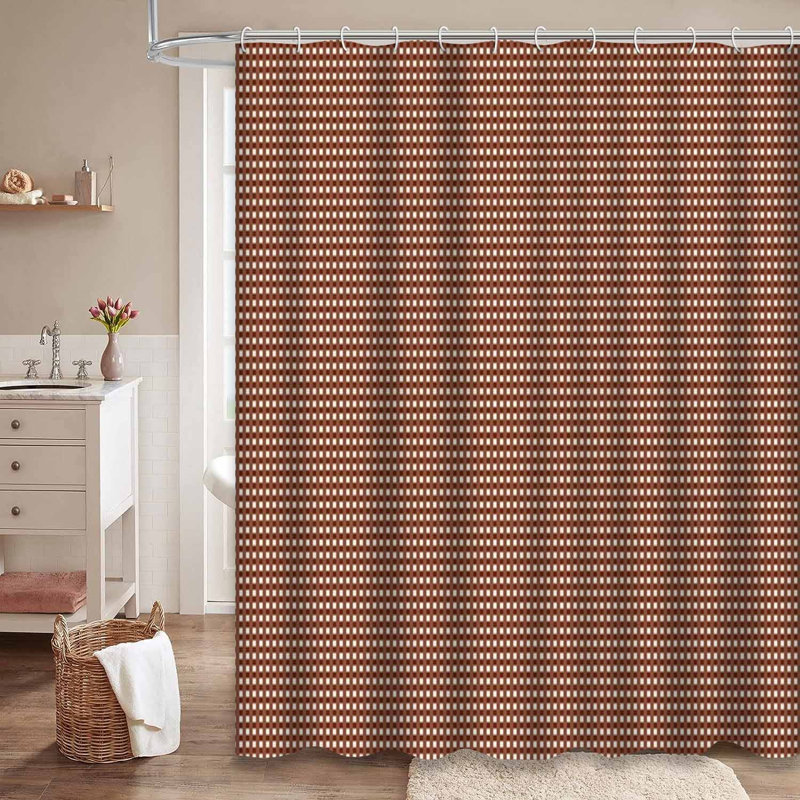 Rideau de douche en tissu avec 12 crochets, L 72 po x l 84 po