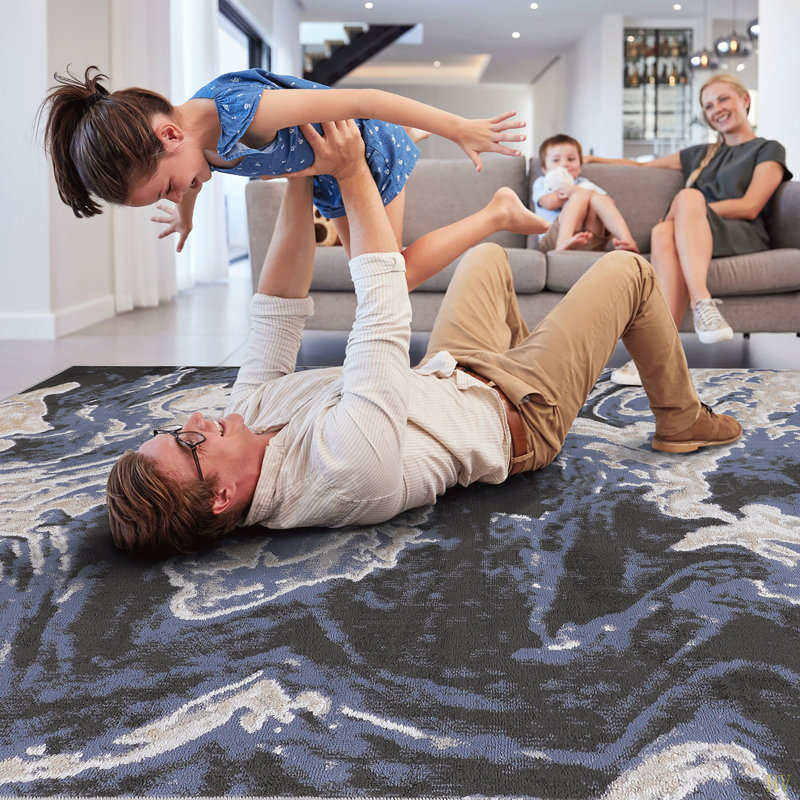 Collection 2X3 L. /Abstract Non-Shedding Living Room Bedroom Dining Home Office Stylish And Stain Resistant Area Rug