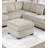 Sectional sofa with footstool
