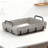Large Grey, Leather Metal Handle Tray, Nordic-Style Coffee Table Tabletop For Storing Jewelry, Watches And Cosmetics, Multi-Functional Leather Storage Decoration, Iins Style, Waterproof, Stain-Resistant And Wear-Resistant-271216470-271216468