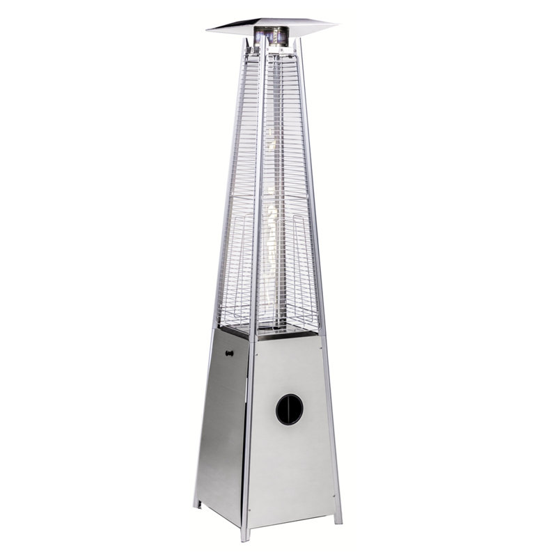 Chauffe-terrasse au propane 40 000 BTU Ruley, Acier inoxydable