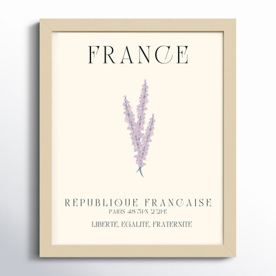 France Travel Poster French Lavender by Chayan Lewis