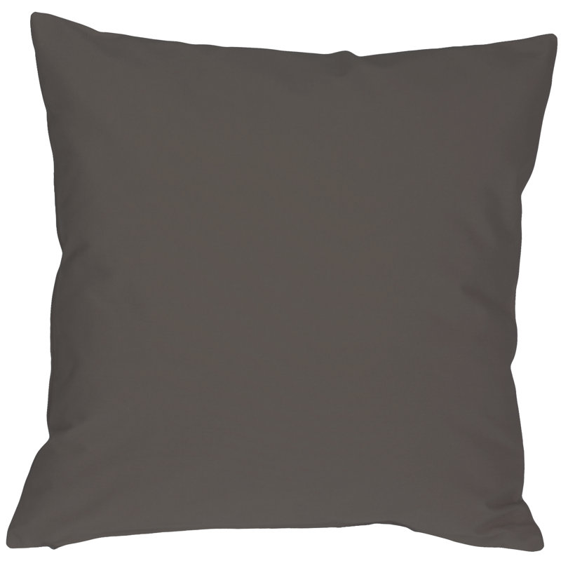 Housse et coussin à recouvrir carré Caravan, H 20 po x l 20 po x P 6 po, Gris foncé