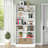 35.4'' W Bookcase, Modern Wood Tall Bookshelf-1844701721-1831045703