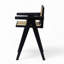 Tabouret de bar avec siège canne-740865148