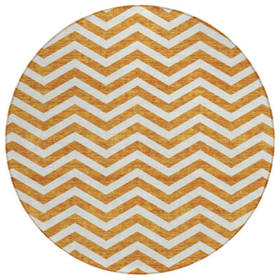 Tapis rond lavable 8 po