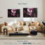 Goutte de peinture mauve Leisha-107701689