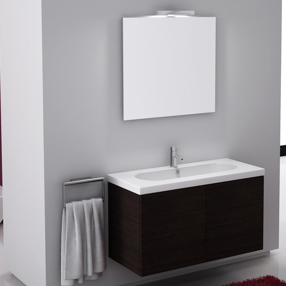 Trendy 39'' Single Bathroom Vanity with Top