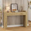 Console de 47 pouces de style minimaliste avec des bords arrondis, un canapé rectangulaire en bois pour le hall d'entrée, le salon, le couloir ou derrière le canapé-199481320