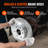 Drilled Slotted Front Brake Rotors Pads Kit for Chevy Traverse GMC Acadia