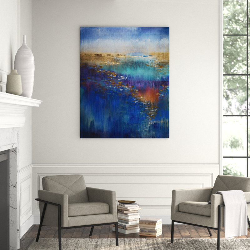 Jeweled Sunlight Print by Jennifer Hollack Raboin, Stretched Canvas, 60" H x 48" W x 2" D