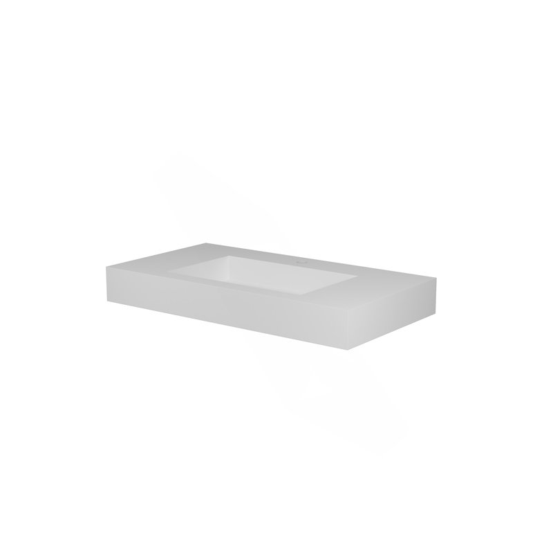 Lavabo à surface solide 35 po
