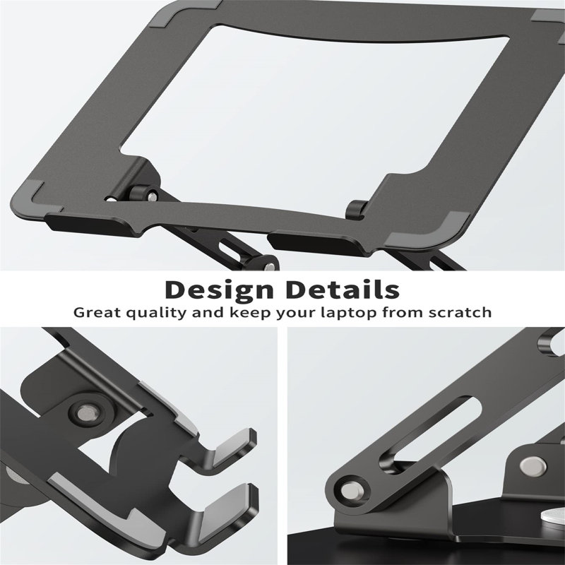 Metal Monitor Stand, Black