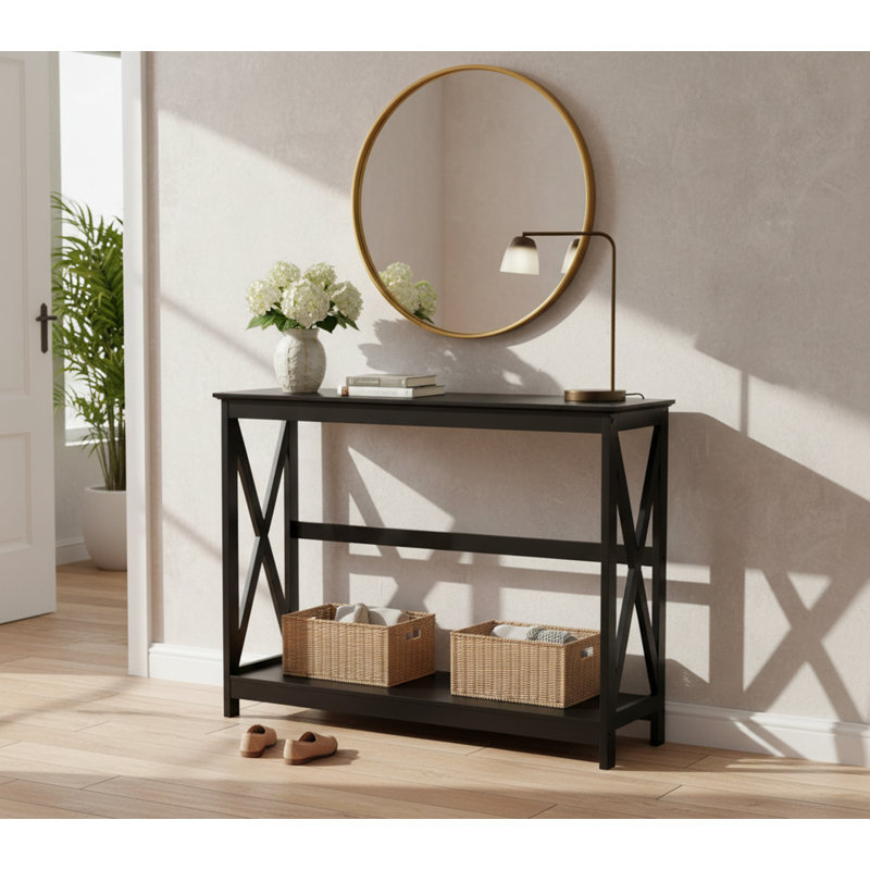101.5cm Console Table, Black