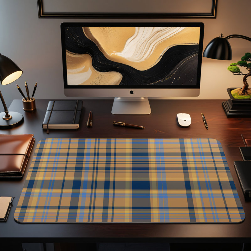 Polyester Desk Pad, 14.4x12.1