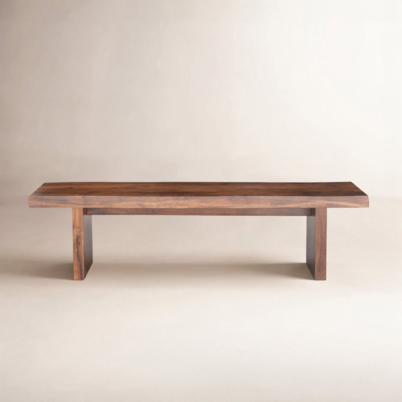 Colin Kentley Bench, Americano, 18" H x 102" W x 15" D