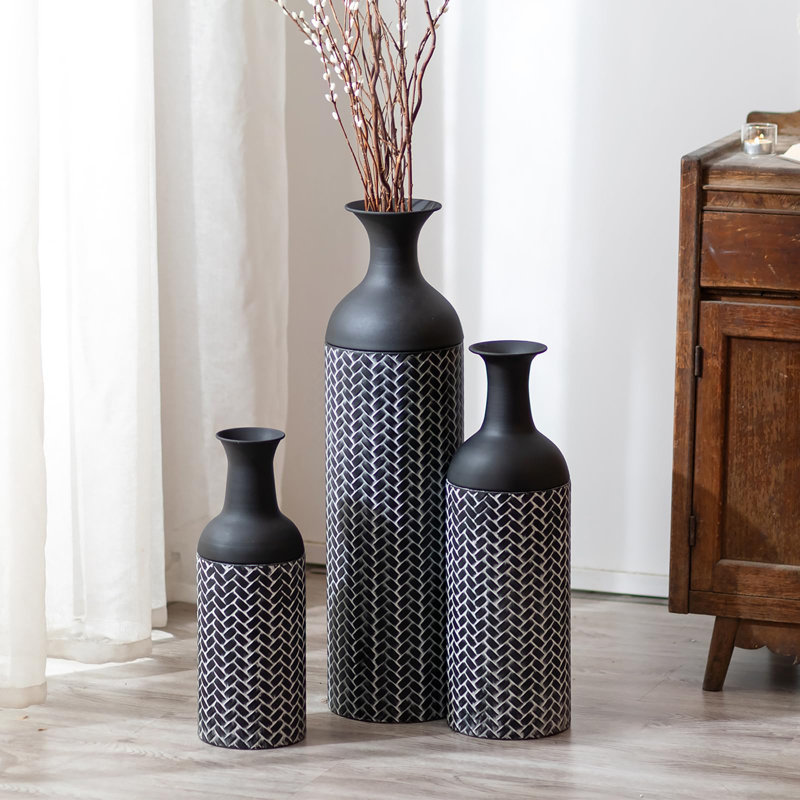 Bunton Metal Floor Vase