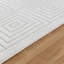 Michoel In- & Outdoor Scandi Modern Boho White Area Rug-1960753417
