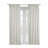Mliss Solid Semi-Sheer Dual(Back Tab and Rod Pocket) header Curtain Panels-1040247886-1040247887