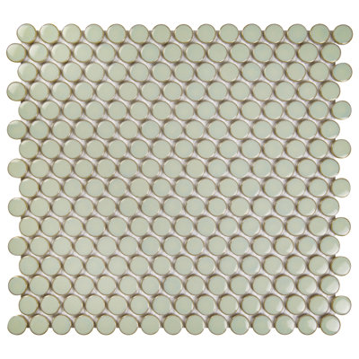 Ceramic Penny Round Mosaic Wall & Floor Tile
