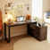 Fort Myers Reversible Multi-Functional Desk with Storage Drawers and Open Shelving