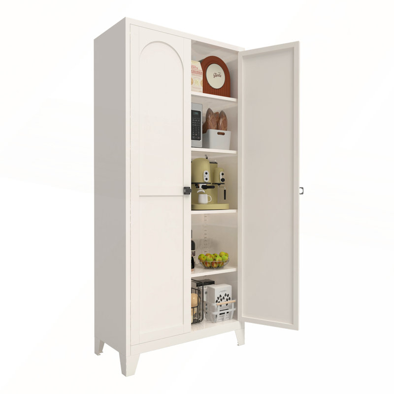 71" Shapely Door Cabinet With Lock