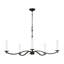 Chapman & Myers Wellen Dining Room Chandelier In Aged Iron Finish-1861473831-1861473828