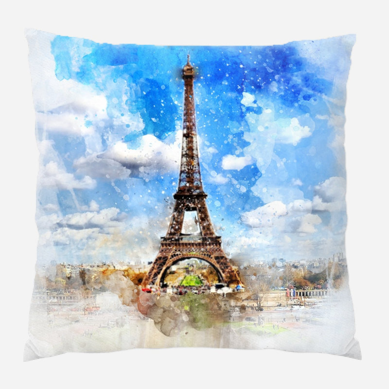 Housse et insert de coussin Tejal, Microsuède, Intérieur