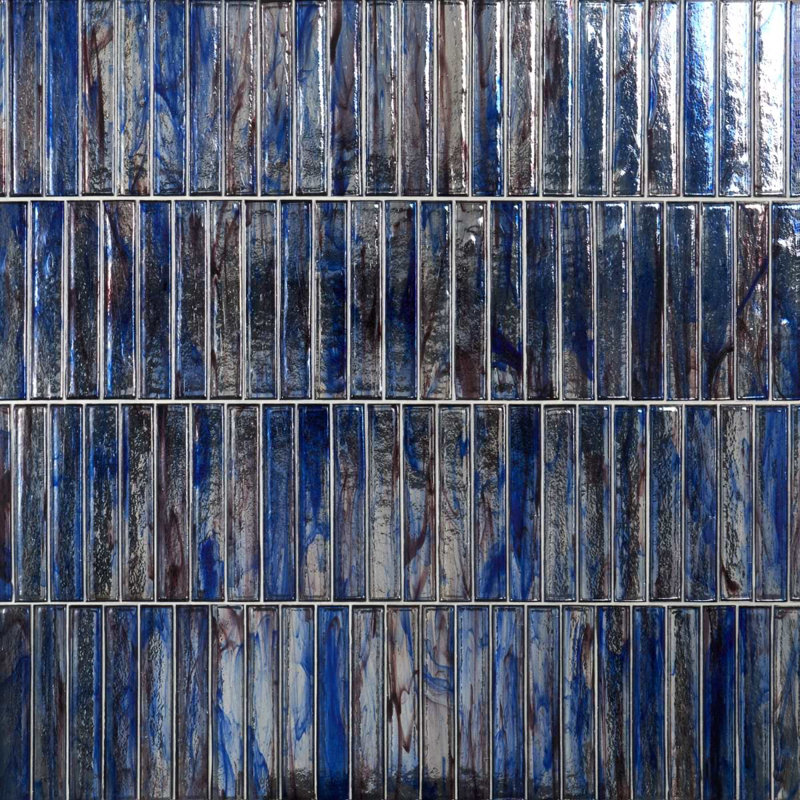 Komorebi 2x12 Brick Polished Glass Subway Tile