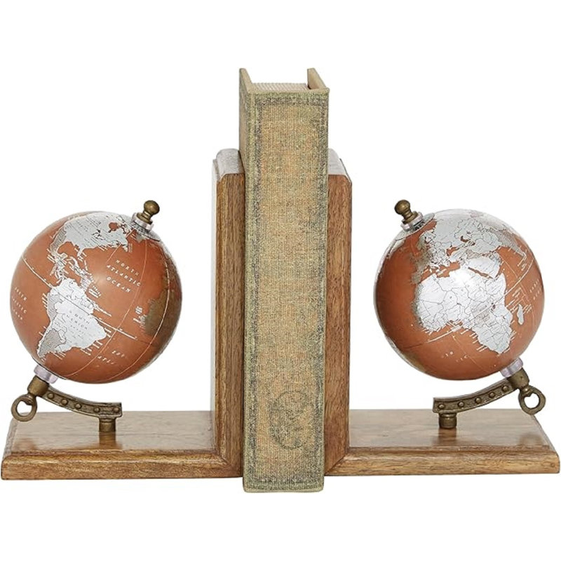 Ensemble de serre-livres en bois