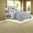Modern 3 Piece King Bedding Sets, Cotton Muslin Quilt with Embroidered Tacking