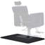 Tapis de chaise de coiffeur rectangulaire anti-fatigue 3,1 pi x 5,2 pi