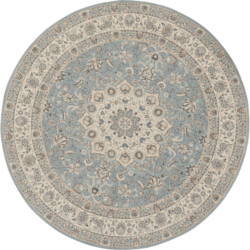 Living Treasures Oriental Wool Area Rug, Round 239cm