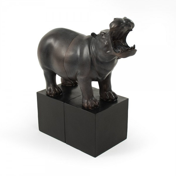 Hippopotamus Bookends