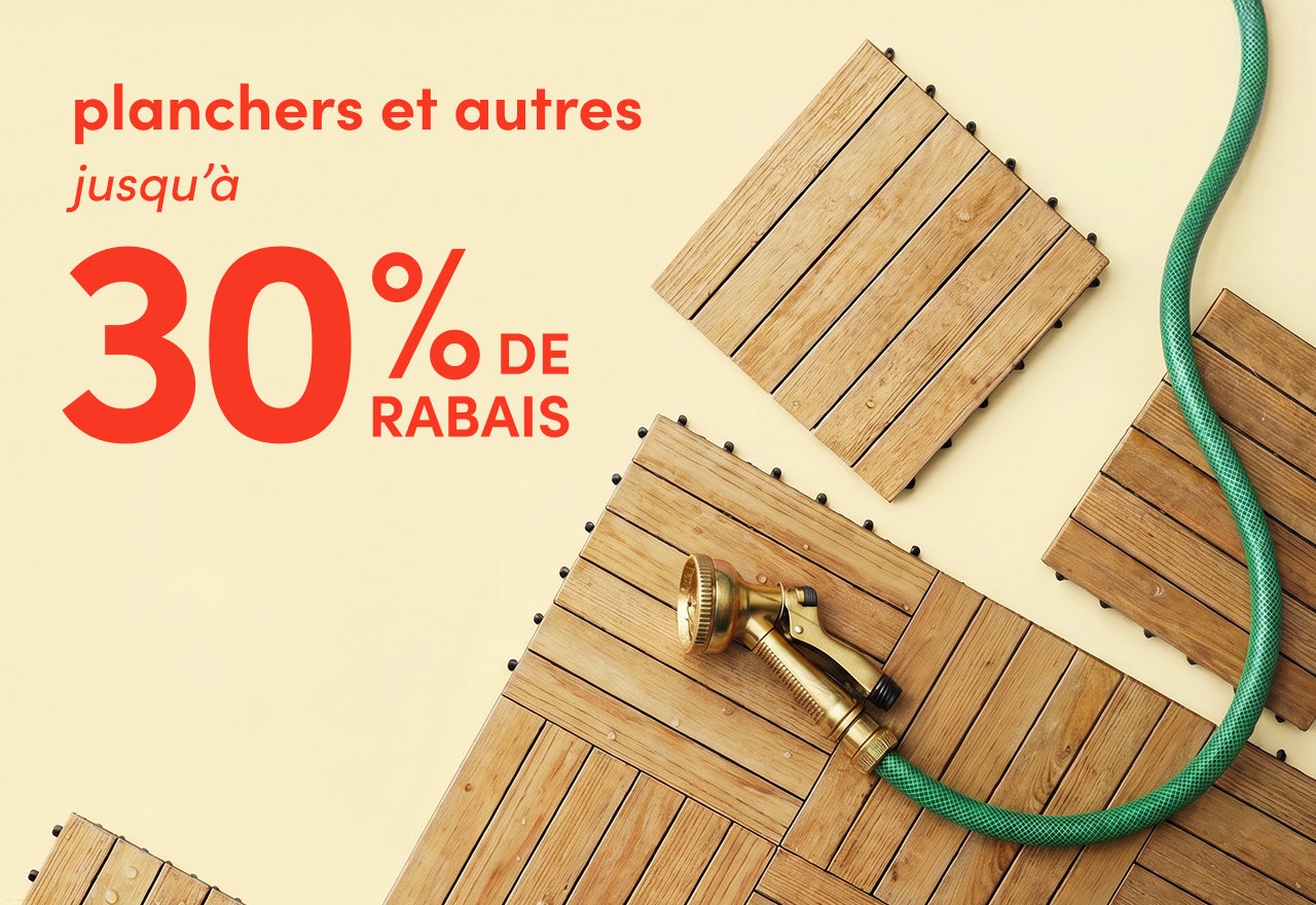 planchers et autres en solde