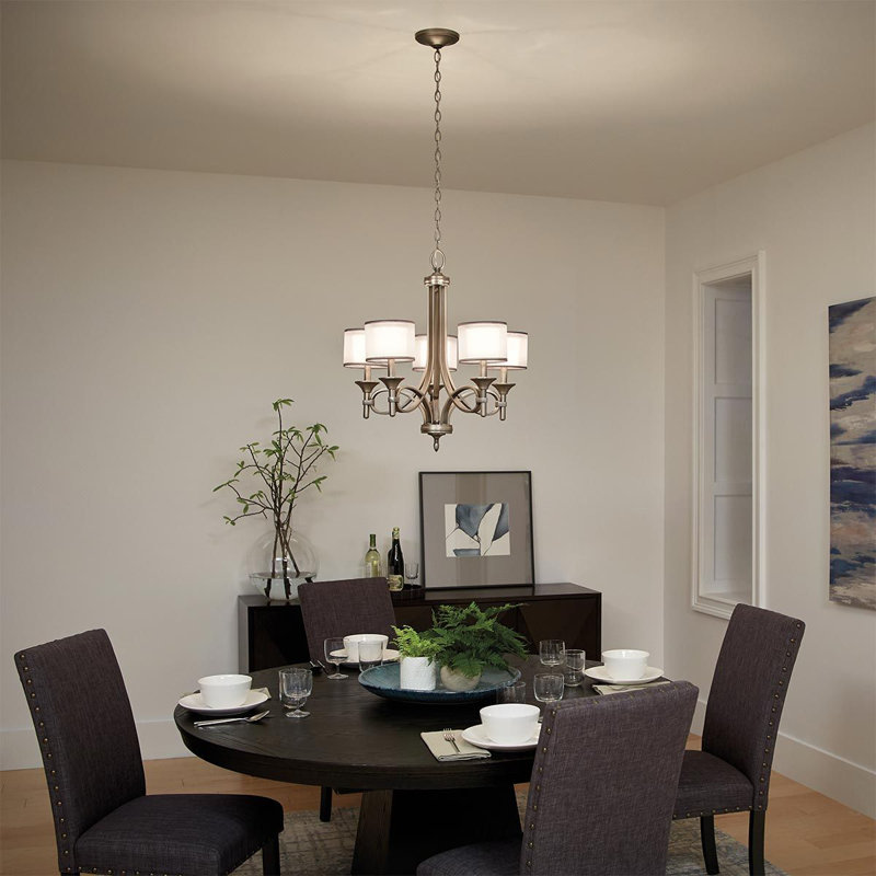 Eisen 5-Light Shaded Chandelier