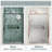 50" - 54" W x 71" H Pivot Swing Semi-Frameless Shower Door with 1/4" (6mm) Clear Tempered Glass-107686564