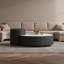 Ensemble de tables basses en bois de style minimaliste