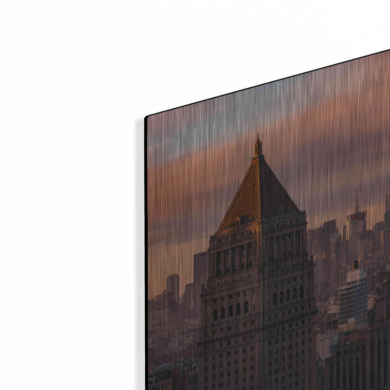 «Golden Light New York Low Clouds» par Bruce Getty, H 16 po x l 24 po