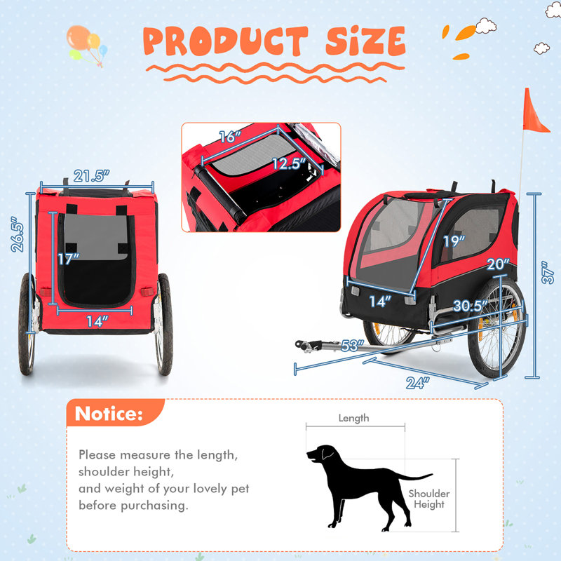 Foldable Pet Jogger Stroller