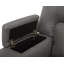 Causeuse inclinable électrique en cuir Harrison-108685060
