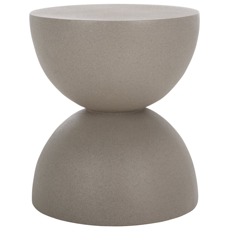 Sijka Hourglass Accent Table, Terracotta