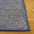 Teressa Micro-Loop Hand Tufted Wool/Cotton Geometric Rug in Blue-1100513533